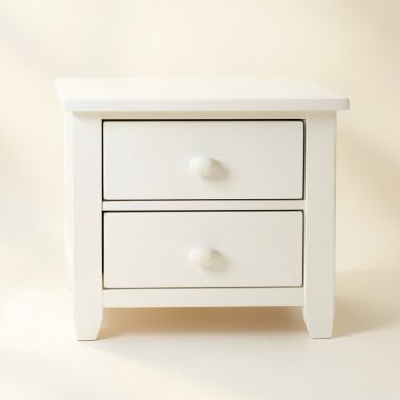 Field Falls Nightstand - White (synthetic illustration; no displayed measurements)