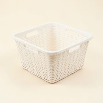 Shore Arc Empty Storage Basket - White (synthetic illustration; no displayed measurements)