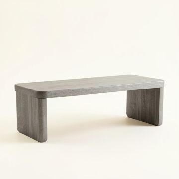 Elm Crossing Indoor Bench - Gray (synthetic illustration; no displayed measurements)