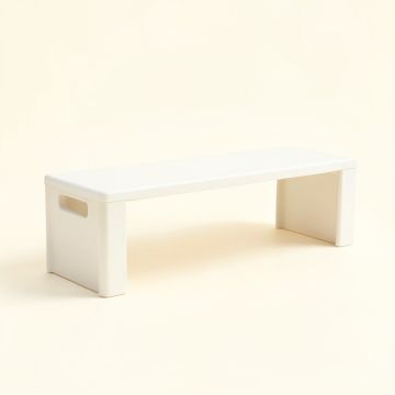 Dawn Branch Narrow Outdoor Storage Bench - White (synthetic illustration; no displayed measurements)