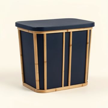 Rowan Canyon Laundry Hamper - Navy (synthetic illustration; no displayed measurements)