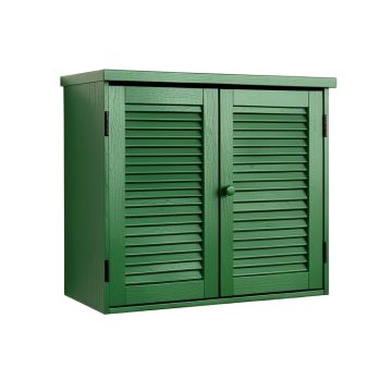 Cliff Dale Wall-Mounted Entry Cabinet - Green