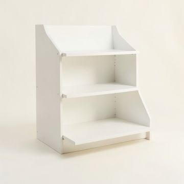 Reed Dale Desktop Shelving Unit - White (synthetic illustration; no displayed measurements)