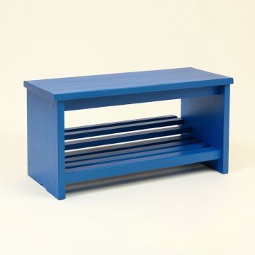 Cliff Branch Shoe Storage Bench - Blue (synthetic illustration; no displayed measurements)