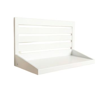 Flint Dell Wall-Mounted Entryway Organizer Shelf - White