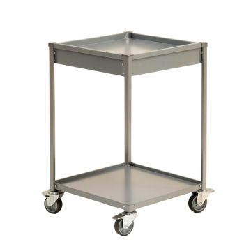 Dune Dale Empty Rolling Workshop Cart - Gray