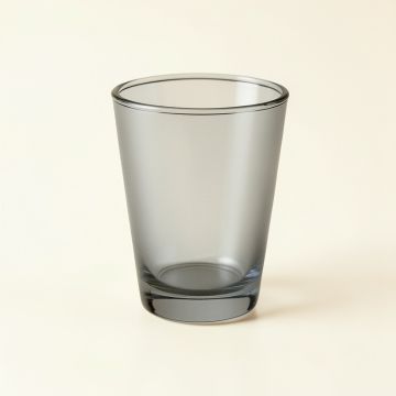 Ridge Arc Empty Candle Holder - Gray (synthetic illustration; no displayed measurements)