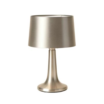 Chesterfield Brushed Nickel Table Lamp Set