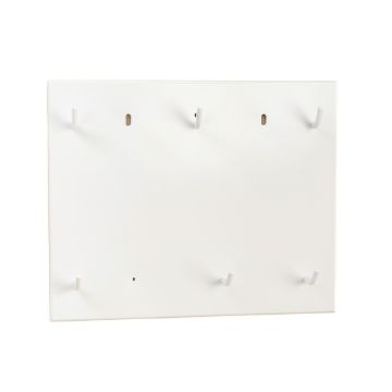 Summit Branch Empty Wall-Mounted Tool Organizer Panel - White