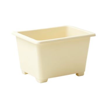 Lake Brook Empty Raised Planter - Cream (synthetic illustration; no displayed measurements)