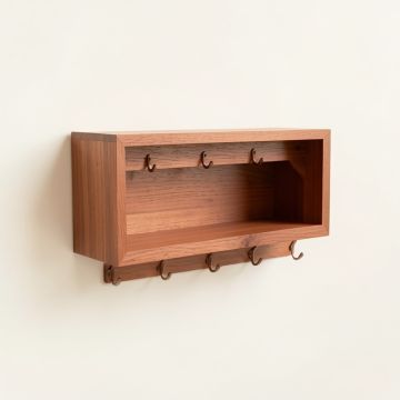 Cliff Arc Wall-Mounted Entryway Organizer Shelf (synthetic illustration; no displayed measurements)