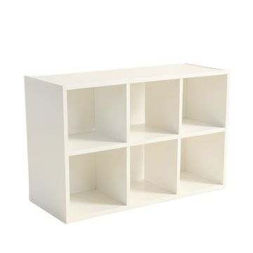 Spruce Edge Desktop Shelving Unit - White