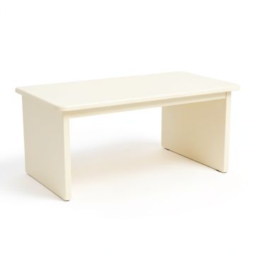 Slate Dale Desktop Monitor Riser - Ivory (synthetic illustration; no displayed measurements)