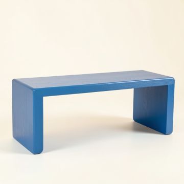 Maple Dale Indoor Bench - Blue (synthetic illustration; no displayed measurements)