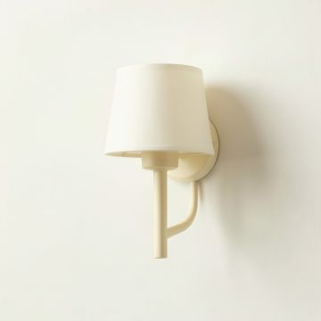 Ridge Crossing Wall Sconce Mounted On A Plain Wall - Cream (synthetic illustration; no displayed measurements)