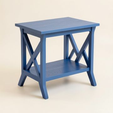 Moss Brook Side Table - Blue (synthetic illustration; no displayed measurements)