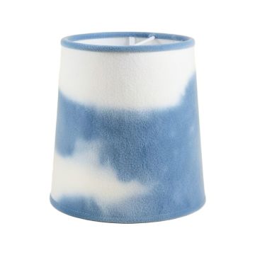 Mod Dinosaur 7 '' H X 10 '' W Brushed Microfiber Empire Lamp Shade ( Uno ) In White/Blue
