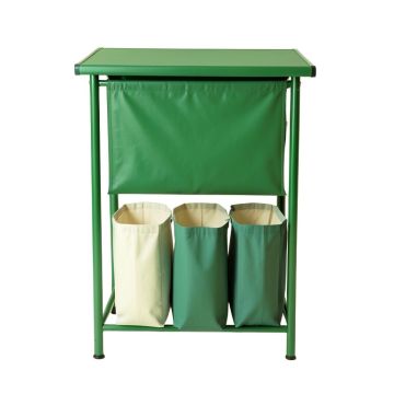 Briar Dell Laundry Sorting Station With Plain Removable Bags - Green (synthetic illustration; no displayed measurements)