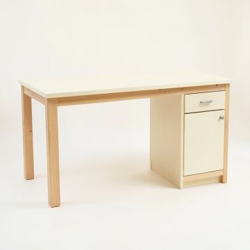 Summit Dell Empty Workshop Workbench - Cream (synthetic illustration; no displayed measurements)