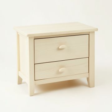 Juniper Dell Nightstand - Ivory (synthetic illustration; no displayed measurements)