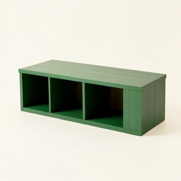 Bay Crest Shoe Storage Bench - Green (synthetic illustration; no displayed measurements)