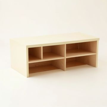 Hazel Dale Shoe Storage Bench - Cream (synthetic illustration; no displayed measurements)