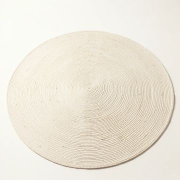 Glen Canyon Round Area Rug - Ivory (synthetic illustration; no displayed measurements)