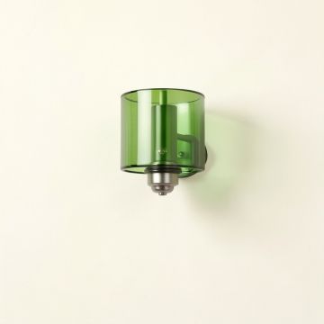 Dune Bluff Wall Sconce Mounted On A Plain Wall - Green (synthetic illustration; no displayed measurements)