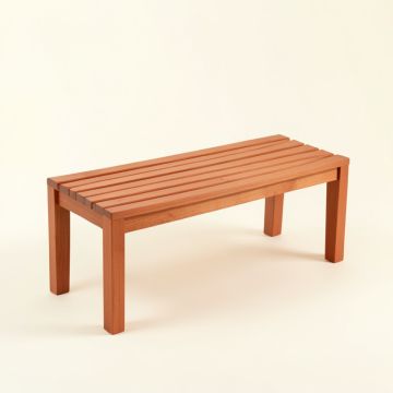 Ridge Brook Indoor Bench - Terracotta (synthetic illustration; no displayed measurements)