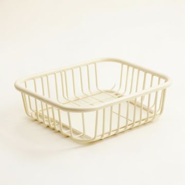 Pine Brook Empty Under-Desk Cable Tray - Ivory (synthetic illustration; no displayed measurements)
