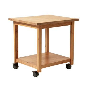 Kuhnhenn Kitchen Cart With Solid Wood Top