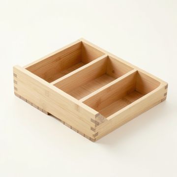 Maple Bridge Empty Pantry Drawer Organizer Insert - Beige (synthetic illustration; no displayed measurements)