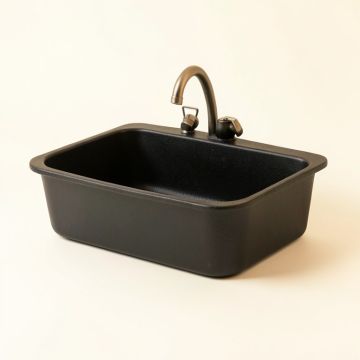 Hawthorne 33 '' L X 22.1 '' W Farmhouse Kitchen Sink (synthetic illustration; no displayed measurements)