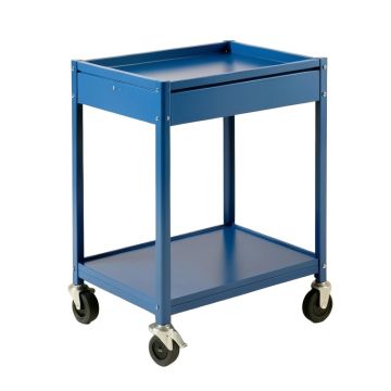 Fern Bridge Empty Rolling Workshop Cart - Blue