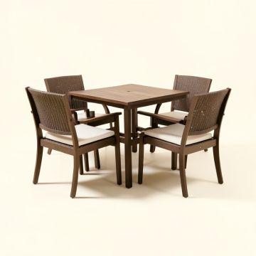 Teyvione 5 Piece Bistro Set (synthetic illustration; no displayed measurements)