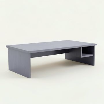 Wren Bend Desktop Monitor Riser - Gray (synthetic illustration; no displayed measurements)