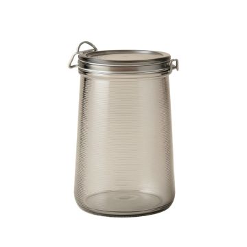 Willow Brook Storage Canister With Lid - Gray