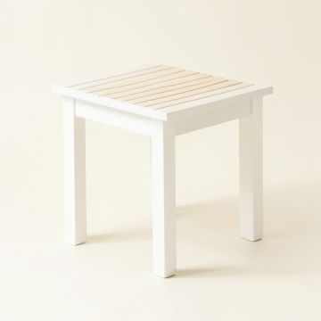 Rowan Brook Compact Balcony Table - White (synthetic illustration; no displayed measurements)