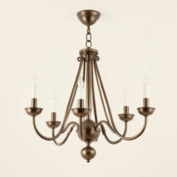 Leavitt 6 - Light Candle Style Empire Chandelier (synthetic illustration; no displayed measurements)