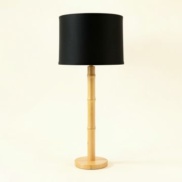 Olive Bridge Floor Lamp With A Plain Fabric Shade - Black (synthetic illustration; no displayed measurements)
