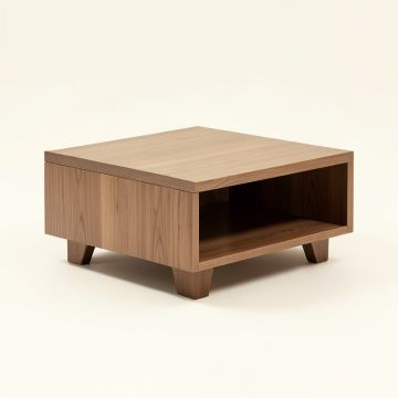 Helyne Solid Wood Coffee Table With Storage (synthetic illustration; no displayed measurements)
