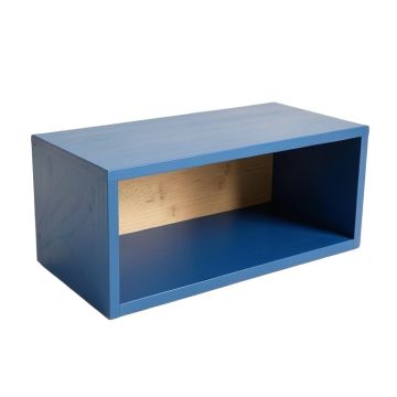 Ash Crest Shoe Storage Bench - Blue