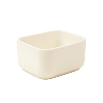 Cedar Bend Empty Railing Planter With Integral Brackets - White