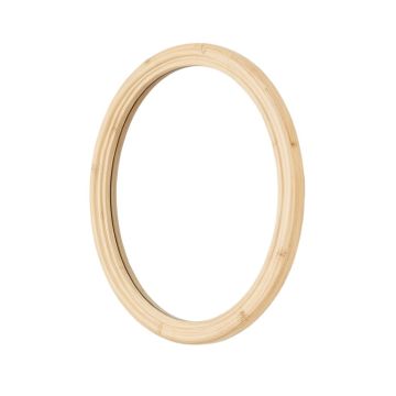 Dawn Branch Framed Wall Mirror - Ivory