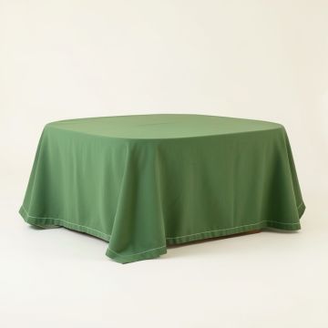Wren Dale Flat Bed Sheet - Green (synthetic illustration; no displayed measurements)