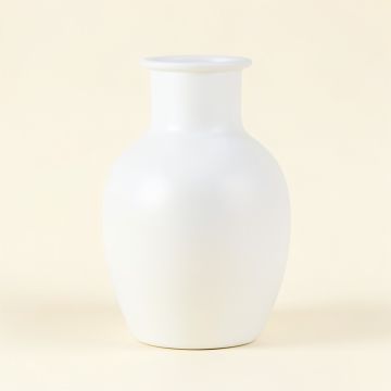 Linden Arc Empty Decorative Vase - White (synthetic illustration; no displayed measurements)