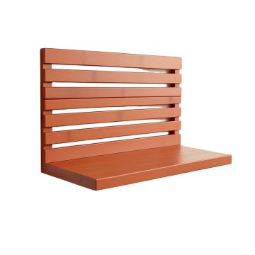 Ash Branch Wall-Mounted Entryway Organizer Shelf - Terracotta
