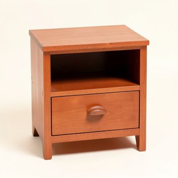 Moss Edge Nightstand - Terracotta (synthetic illustration; no displayed measurements)