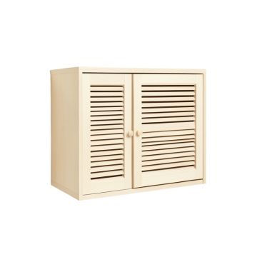 Holly Branch Wall-Mounted Entry Cabinet - Ivory