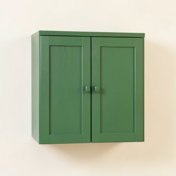 Birch Crossing Wall-Mounted Laundry Cabinet - Green (synthetic illustration; no displayed measurements)